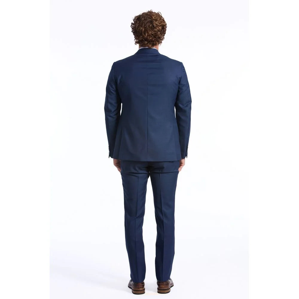 Baldinini Trend Blue Wool Men Blazer - IT48 | M - Sport Jackets