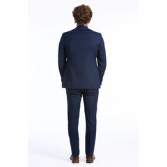 Baldinini Trend Blue Wool Men Suit - IT52 | XL - Suits