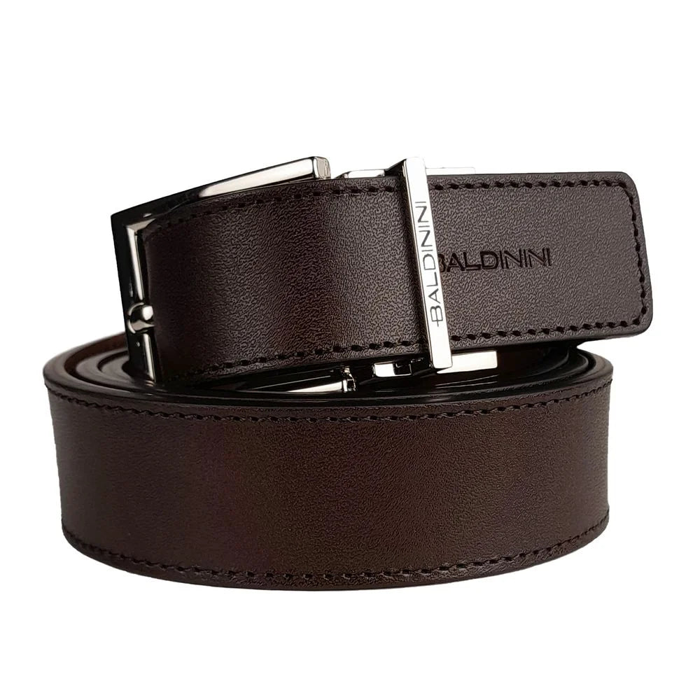 Baldinini Trend Brown Calfskin Men Belt - Belts