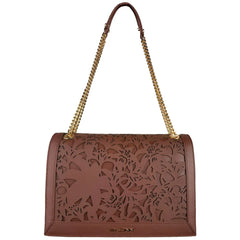 Baldinini Trend Brown Calfskin Women Crossbody Bag - Cross Body Bags