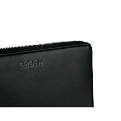 Baldinini Trend Elegant Black Leather Travel Organizer - Wallets