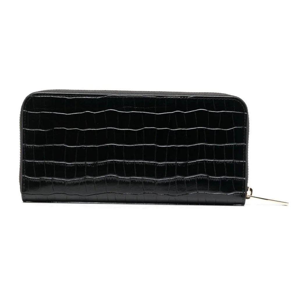 Baldinini Trend Elegant Croco Print Leather Wallet - Wallets