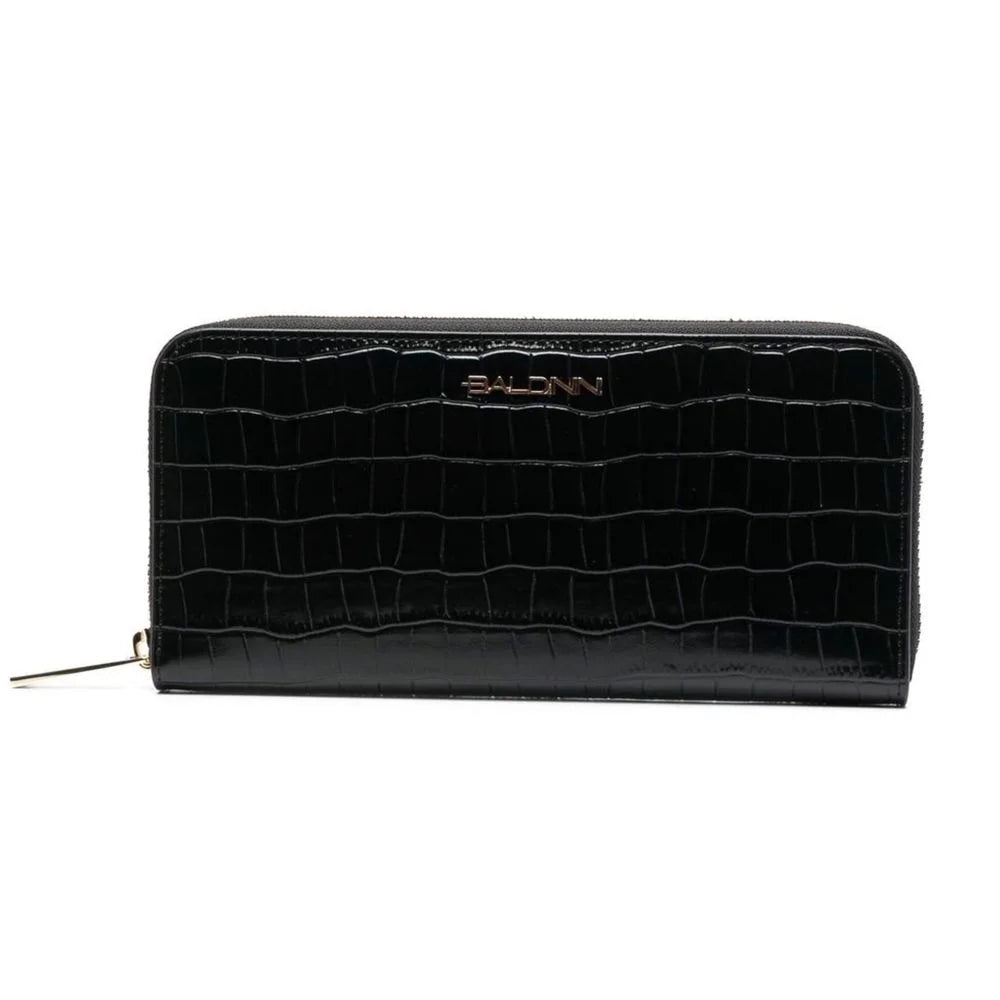 Baldinini Trend Elegant Croco Print Leather Wallet - Wallets