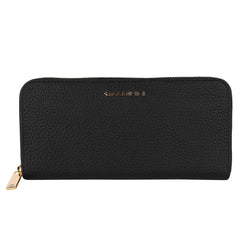 Baldinini Trend Elegant Leather Zip Wallet - Timeless Accessory - Wallets