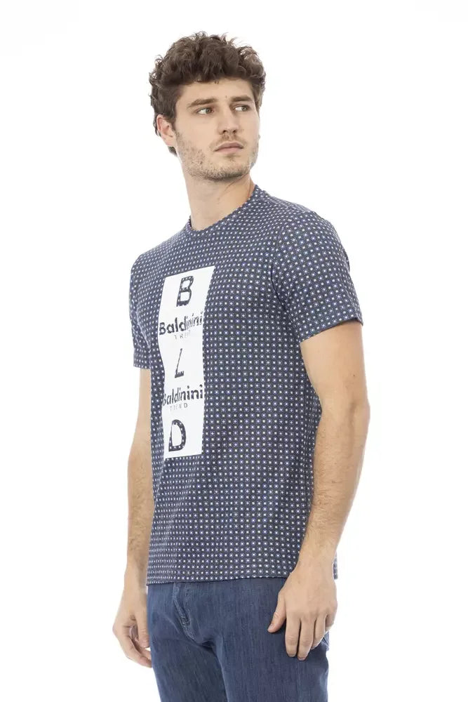 Baldinini Trend Gray Cotton Men T-Shirt - XS - T-Shirts