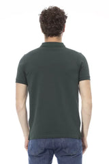 Baldinini Trend Green Cotton Men Polo Shirt - Polos