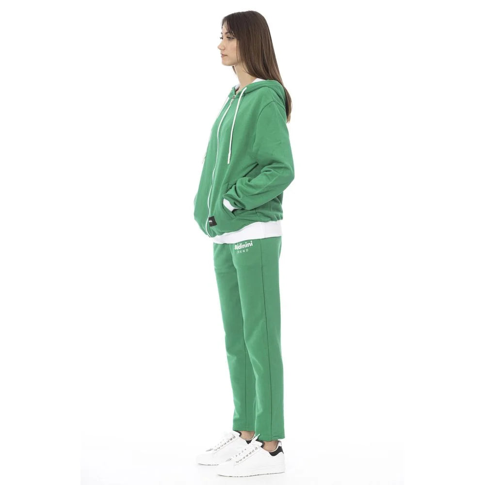 Baldinini Trend Green Cotton Women Sweater - Hoodies