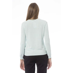 Baldinini Trend Light Blue Cashmere Women Sweater - Sweaters