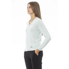 Baldinini Trend Light Blue Cashmere Women Sweater - Sweaters