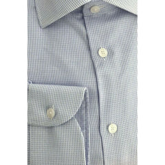 Baldinini Trend Light Blue Cotton Men Shirt