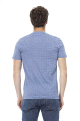 Baldinini Trend Light Blue Cotton Men T-Shirt - T-Shirts