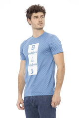 Baldinini Trend Light Blue Cotton Men T-Shirt - XS - T-Shirts