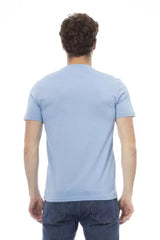 Baldinini Trend Light Blue Cotton Men T-Shirt - XS - T-Shirts
