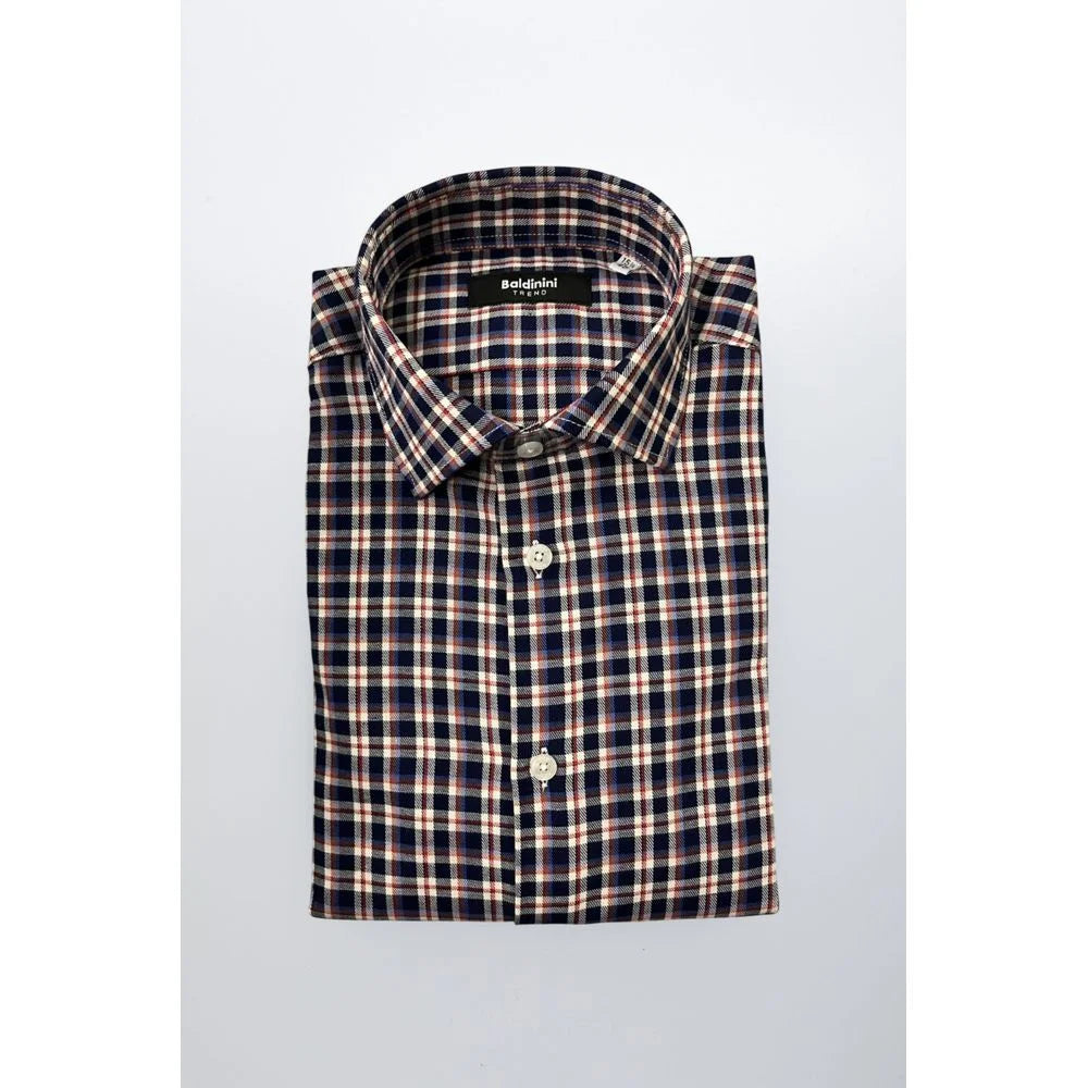 Baldinini Trend Multicolor Cotton Men Shirt