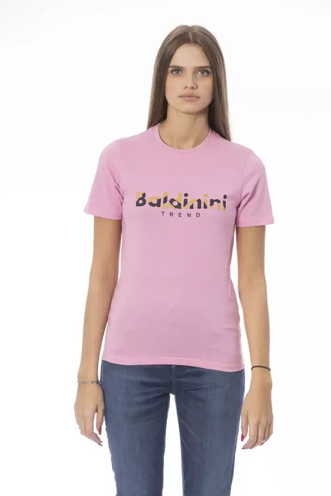 Baldinini Trend Multicolor Cotton Women T-Shirt - T-Shirts