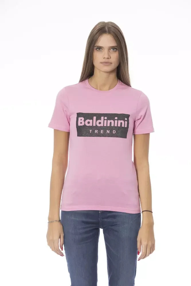 Baldinini Trend Multicolor Cotton Women T-Shirt - T-Shirts