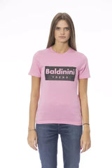 Baldinini Trend Multicolor Cotton Women T-Shirt - T-Shirts
