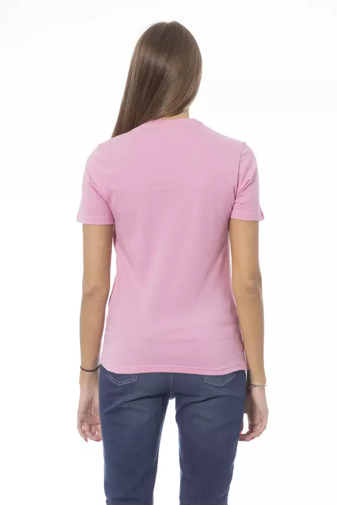 Baldinini Trend Multicolor Cotton Women T-Shirt - T-Shirts