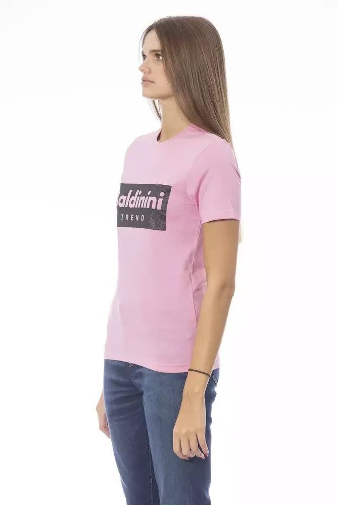 Baldinini Trend Multicolor Cotton Women T-Shirt - T-Shirts