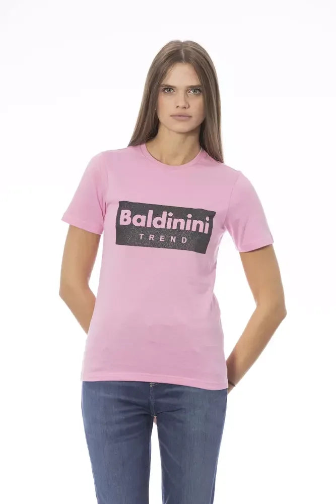 Baldinini Trend Multicolor Cotton Women T-Shirt - T-Shirts