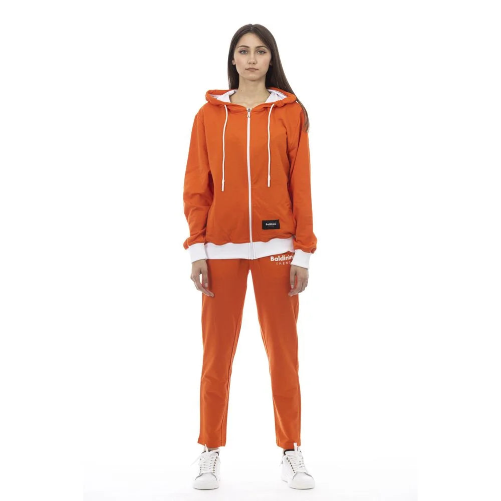 Baldinini Trend Orange Cotton Women Sweater - Hoodies