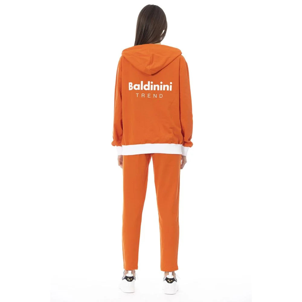 Baldinini Trend Orange Cotton Women Sweater - Hoodies