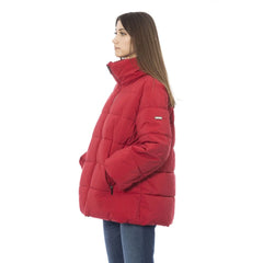 Baldinini Trend Red Polyamide Women Jacket - 3XL - Puffer Jackets