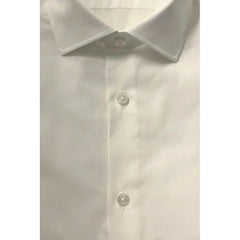 Baldinini Trend White Cotton Men Shirt - Shirts