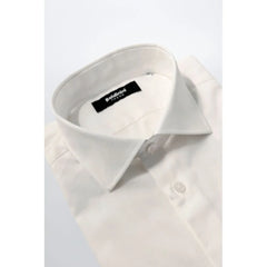 Baldinini Trend White Cotton Men’s Shirt