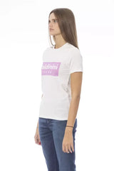 Baldinini Trend White Cotton Women T-Shirt - T-Shirts