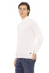Baldinini Trend White Fabric Men Sweater - Sweaters