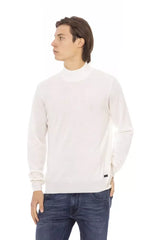 Baldinini Trend White Fabric Men Sweater - Sweaters