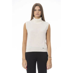Baldinini Trend White Wool Women Sweater - Sweaters