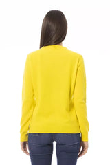 Baldinini Trend Yellow Cashmere Women Sweater - S - Sweaters