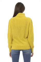 Baldinini Trend Yellow Wool Women Sweater - Sweaters