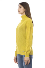 Baldinini Trend Yellow Wool Women Sweater - Sweaters