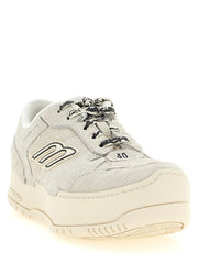 Balenciaga Beige Bovine Leather Platform Sneakers