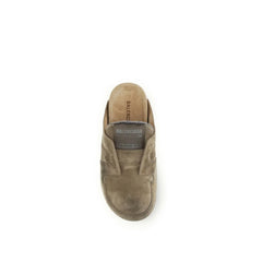 Balenciaga Beige Calf Leather Bos Taurus Mules - EU40/US7
