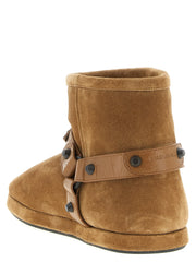 Balenciaga Beige Calfskin Ankle Boots - EU40/US10