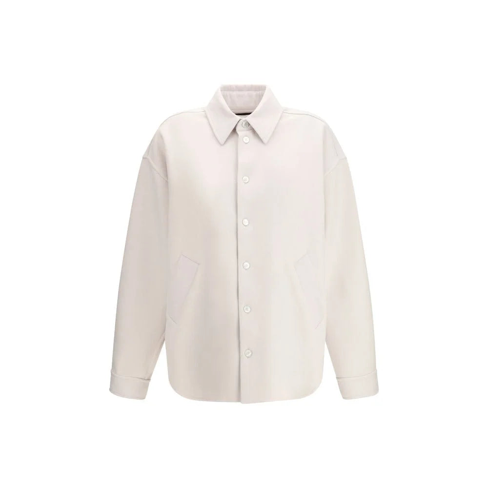 Balenciaga Beige Cashmere Shirt - M