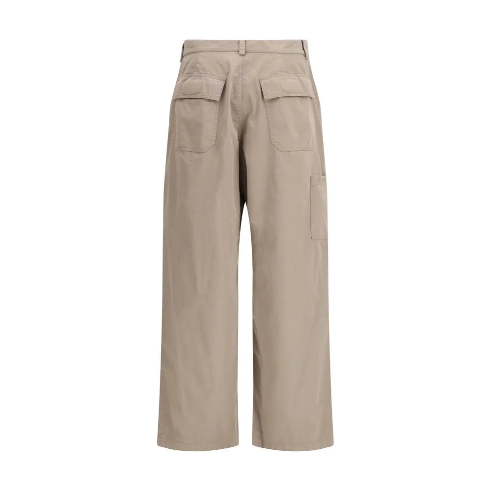 Balenciaga Beige Cotton Casual Pants