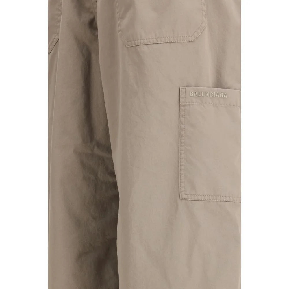 Balenciaga Beige Cotton Casual Pants