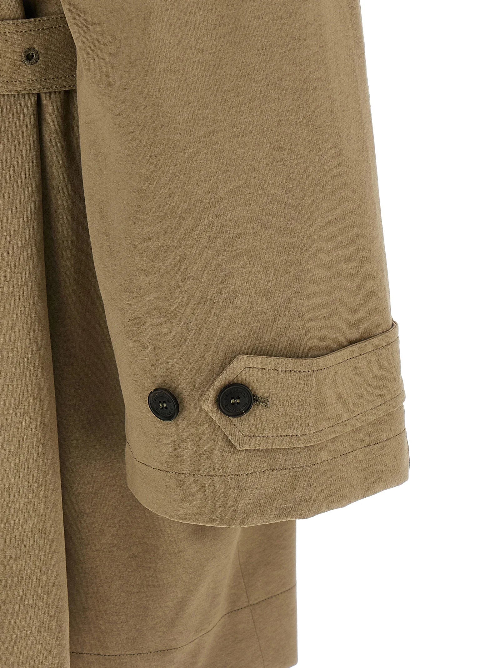 Balenciaga Beige Cotton Coat - XXS