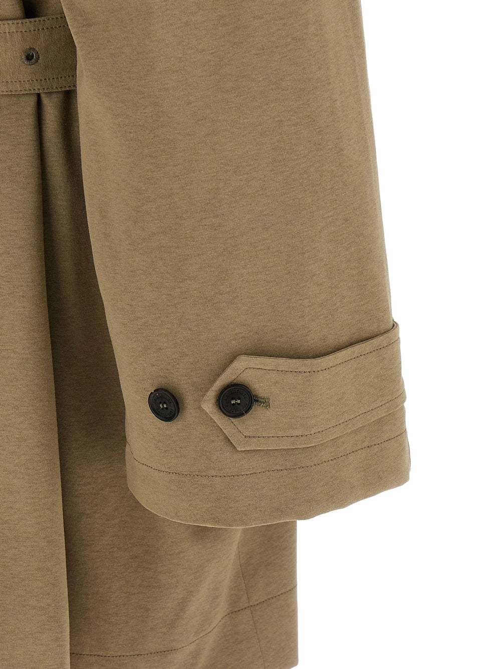 Balenciaga Beige Cotton Coat - XXS