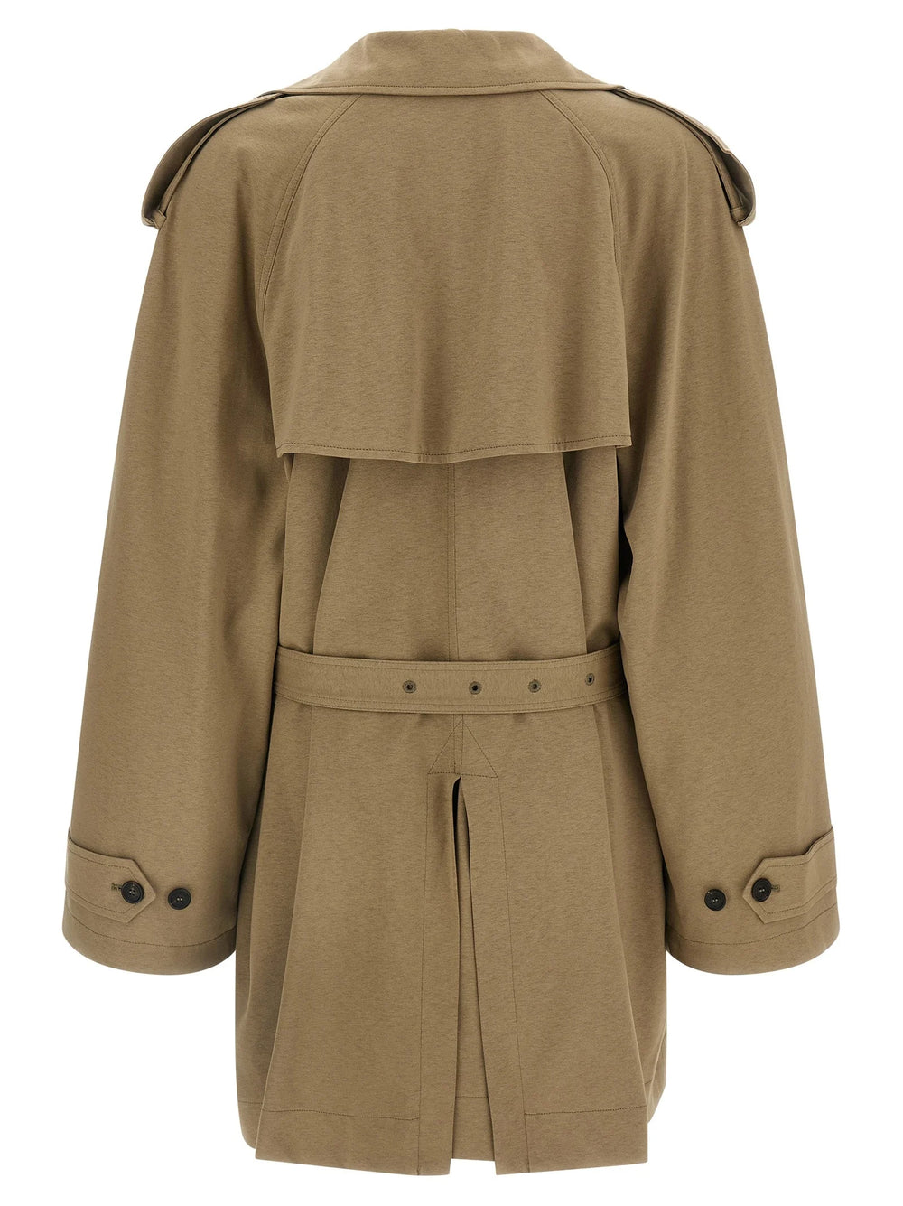 Balenciaga Beige Cotton Coat - XXS