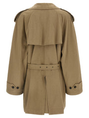 Balenciaga Beige Cotton Coat - XXS
