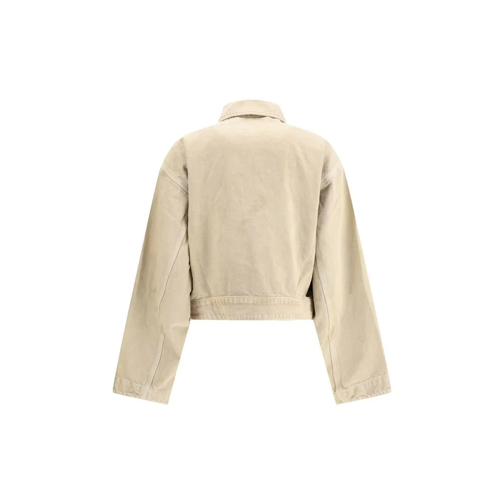 Balenciaga Beige Cotton Denim Jacket - IT36 | XS - Trucker Jackets