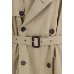 Balenciaga Beige Cotton Trench Coat - M
