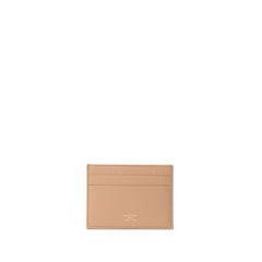 Balenciaga Beige Leather Cardholder - Card Cases
