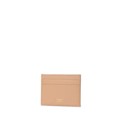 Balenciaga Beige Leather Cardholder - Card Cases